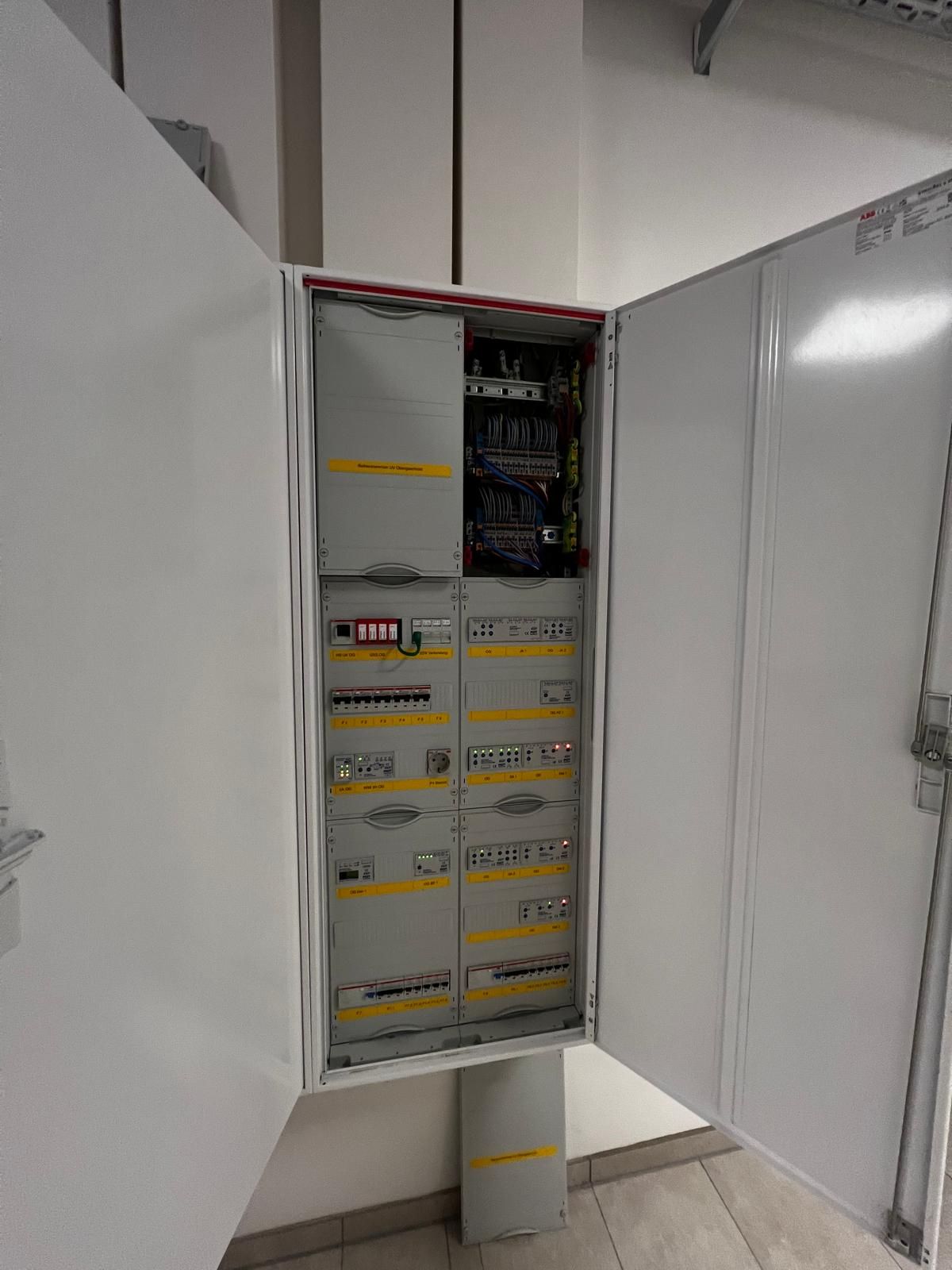 KNX Unterverteilung mit Aktoren